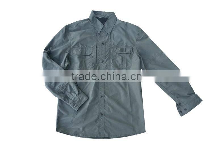 Men's latest army designs 100% nylon long sleeve workwear shirt