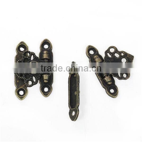 Iron Based Alloy Case Locks Antique Bronze 36mm x 25mm 36mm x 9mm