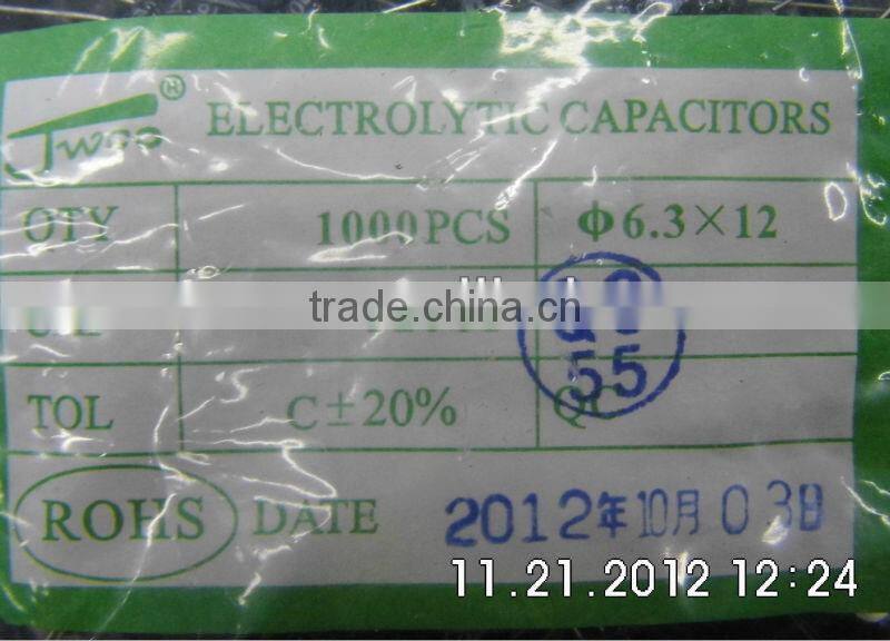 electrolytic capacitor 047uf50v 4x7
