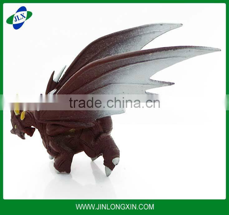 Fire Dragon Large model brown dinosaur toys animal model doll toy
