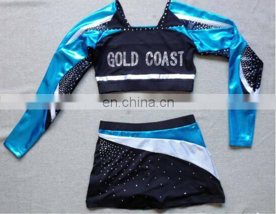 Hot girls spandex cheerleading uniforms