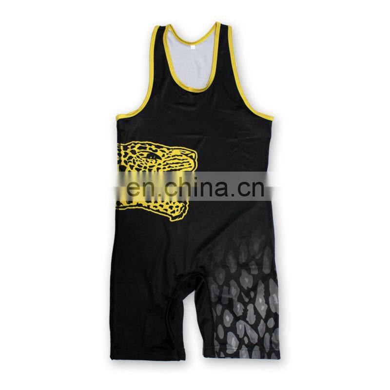 cheap custom sublimated wrestling singlets