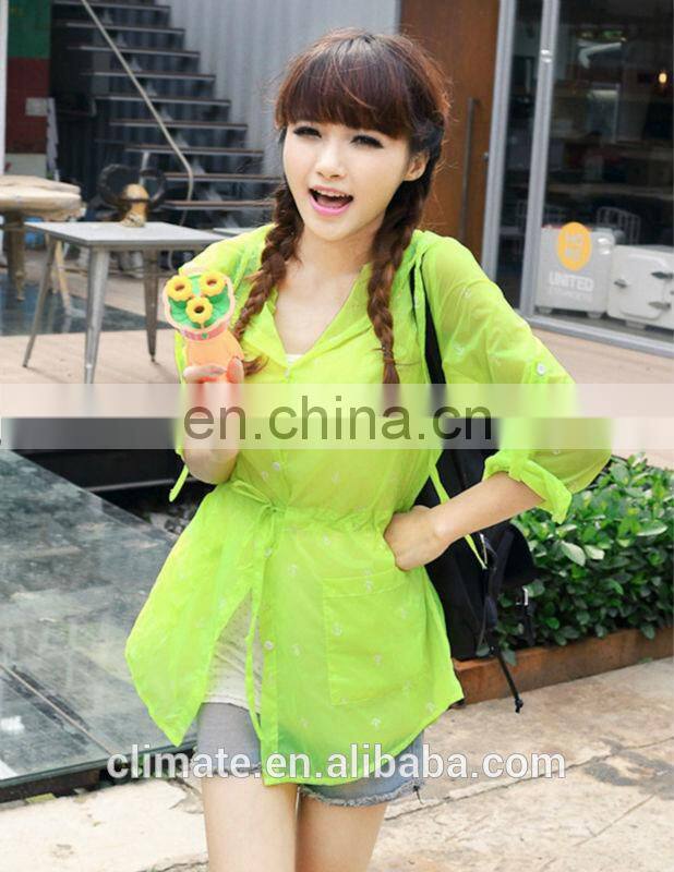 2014 sun protection overcoat for ladies