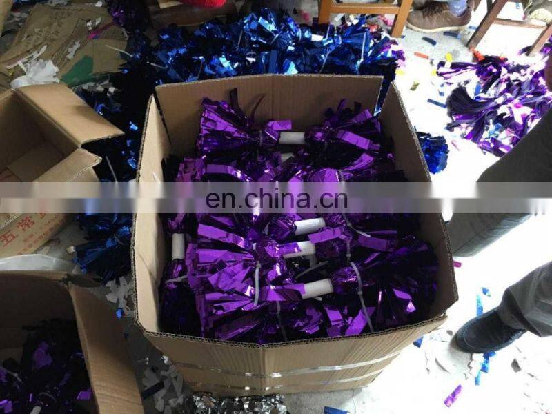 PET cheering pompom Plastic cheerleader (Sold Individually) pom pom you jizz tube pse japan free pom tube8 japanese fur pom poms
