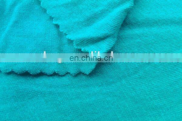 shaoxing keqiao wholesale textile cheap knitting viscose spandex fabric