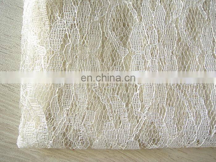 fashion white promotion customized size gift lace drawstring bag