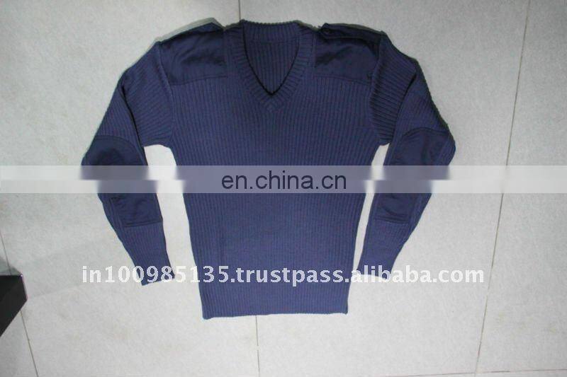 military plain sweater