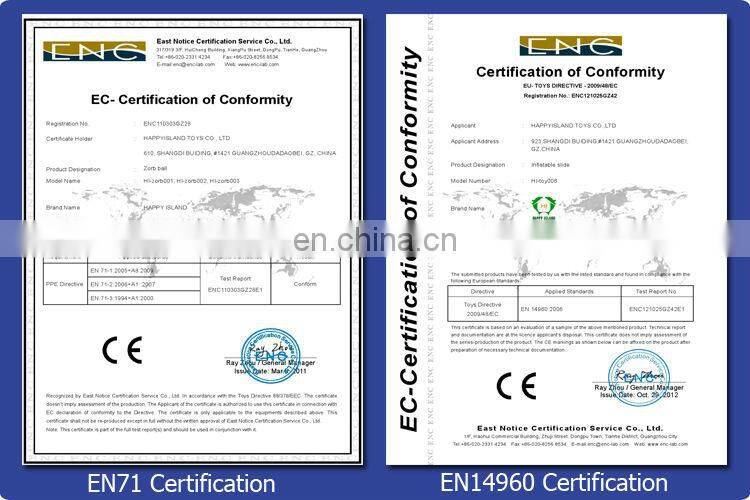 Attractave price! HI outdoor kids inflatable amusement park, commercial giant amusement jumping park