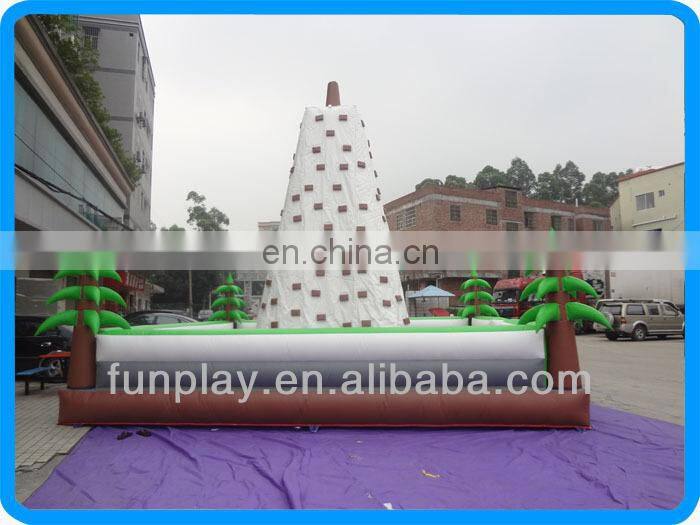 Adult climbing rock climbing walls