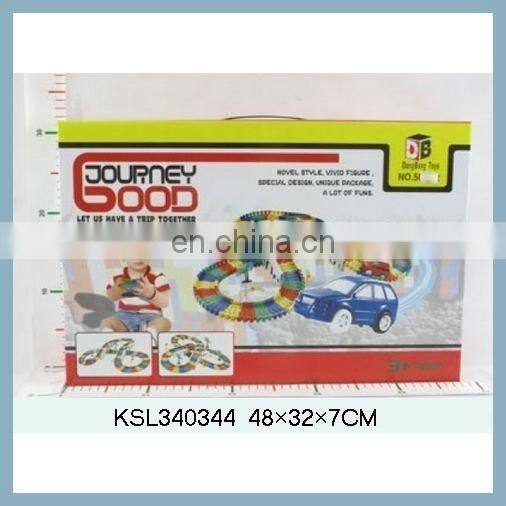 battery operated building block railway train