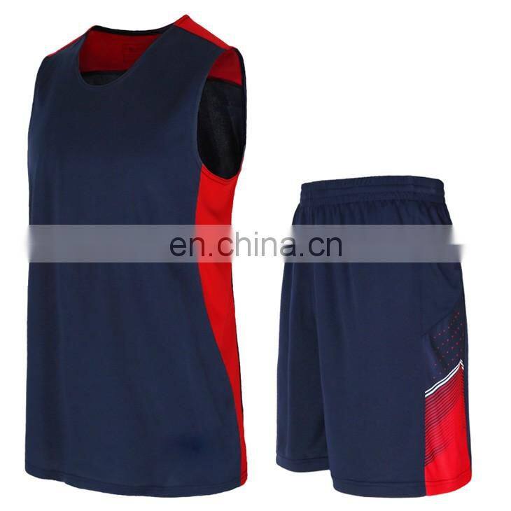 Cheap youth school team mix white and black fashion basketball uniform