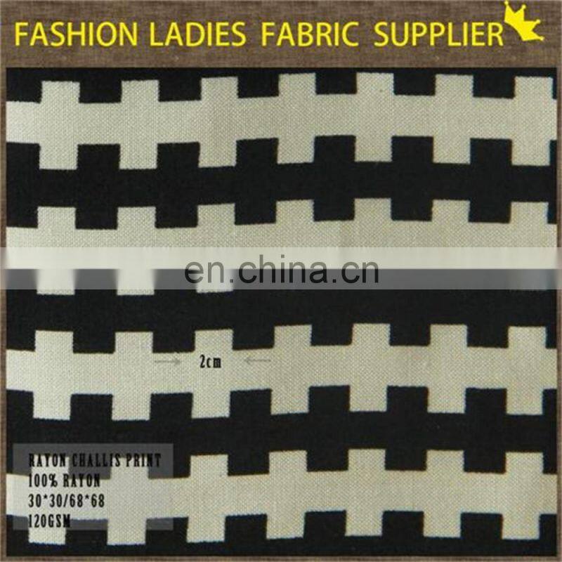 rayon challis hand well printed spun rayon fabric rayon pajamas fabric design