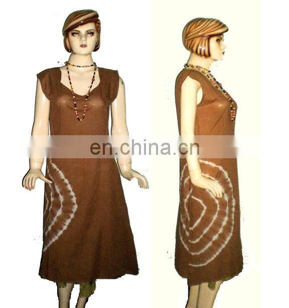 Tie dye Women long dress