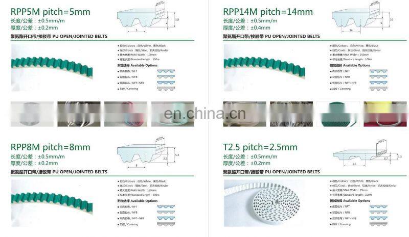 Supply a variety of high temperature silicone conveyor belting