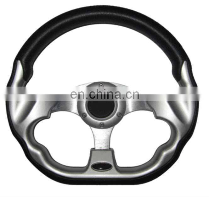 Hotsale high performance of car white wood steering wheel