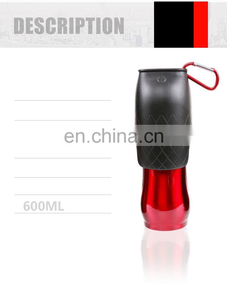 300ML 600ML 750ML Factory Direct Sale Pet Drinking Bottle Stainless Steel Water Outdoor Sport Bottle