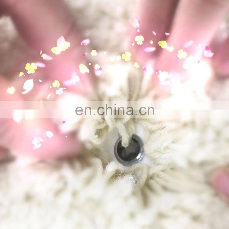 wool buffing pad with thread 5 eighth ordinary double side