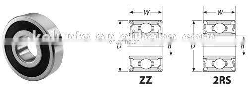 Ball bearing 6305RS 6305-2RS Deep groove ball bearings 6305 RS 2RS Size 25*62*17 mm