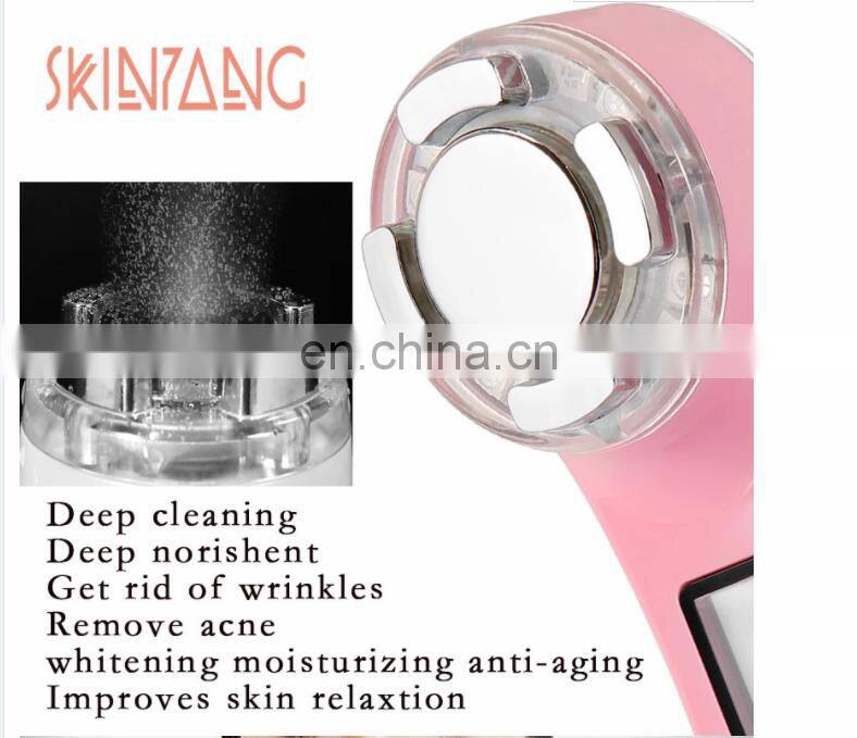 Multifunction Color Photon RF Vibration EMS Massage Cleaning Instrument Electronic Beauty Instrument