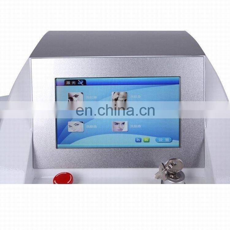 Portable 1064nm 532nm Nd Yag Laser Machine For Tattoo Removal /Eyebrow Removal