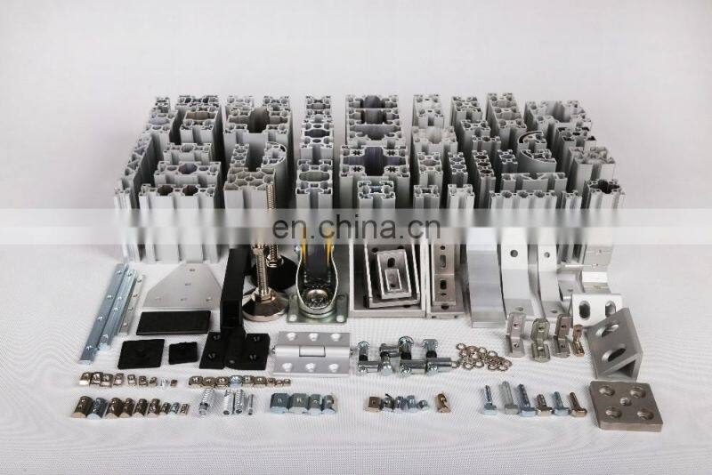 light duty 6063 t5 25x25 aluminium profile for work table