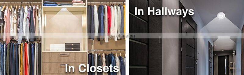 USB charging PIR Body magnet Motion Sensor Activated Wall Light Night Light Induction Lamp For Closet Corridor Cabinet