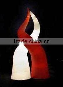 Custom high quality colorful oxford cloth inflatable lighting pillars suitable for party decoration