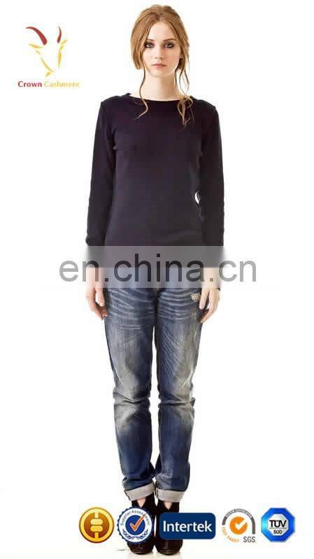 Women Knit Wool Cashmere Sweater, Ladies Knitwear