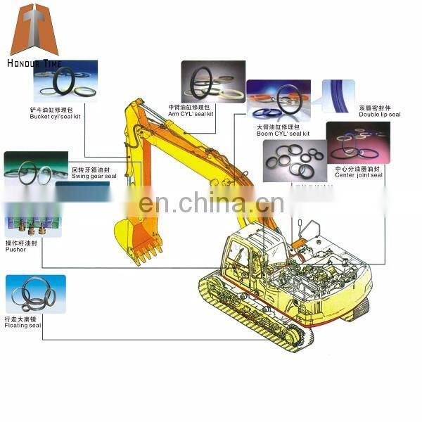 EX60-5 Swing motor parts MFC50 repair seal kit swing motor