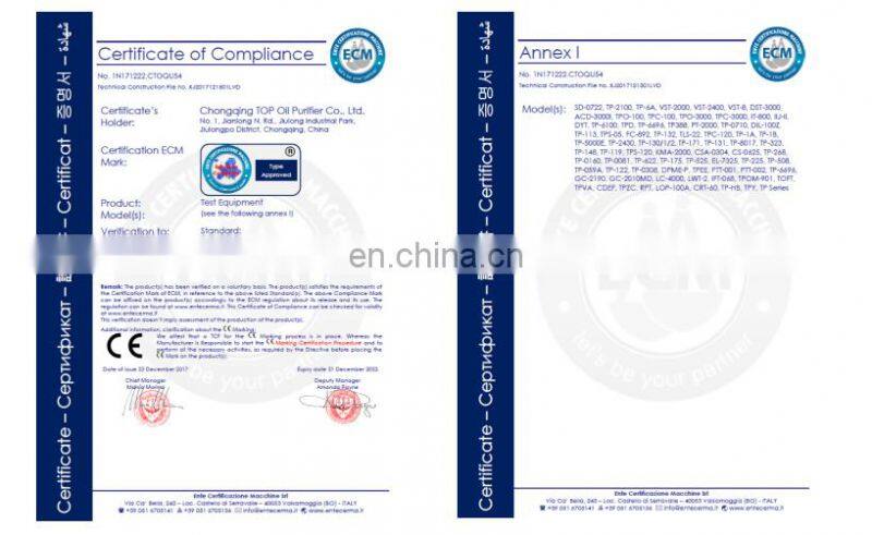 ISO 4406 standard oil quality tester NAS 1638 oil pollution degree tester