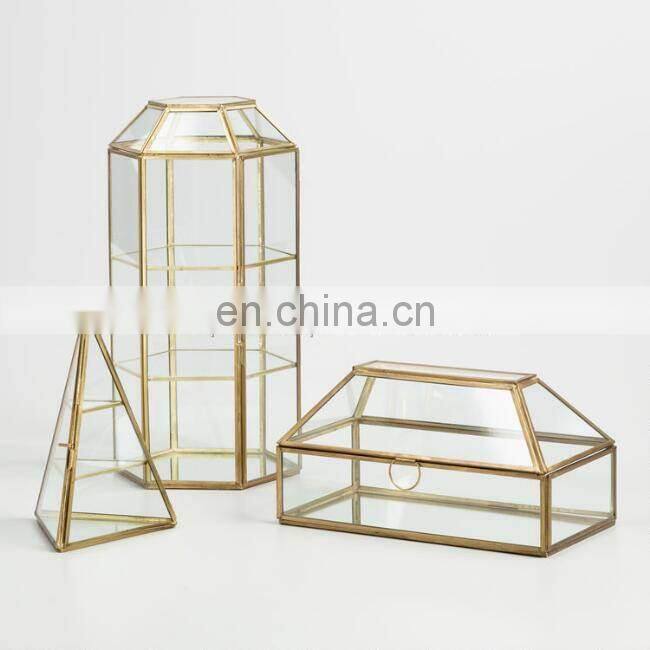 glass jewelry section box