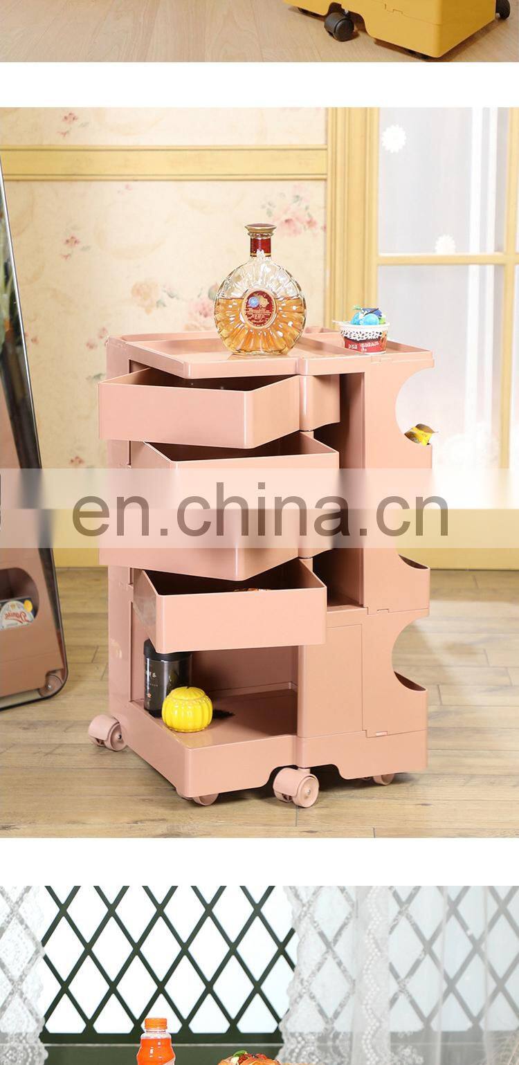Tool cabinet trolley rotating grocery cabinet ins good quality nice look Rotating cabinet trolley