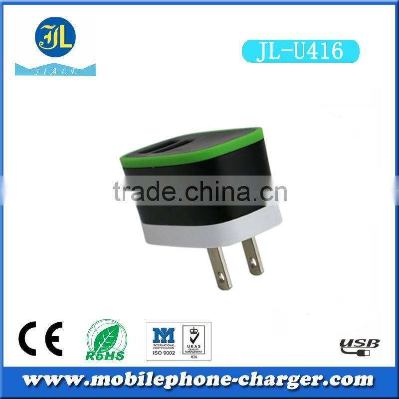 USB Wall charger 5v 1000mA 2 USB Charger Ports 2.1A smartphone