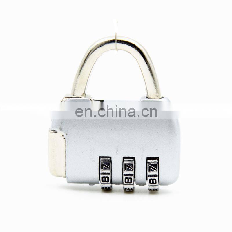 Small size 3 Digital Security luggage password locks Anti-Rust zinc alloy Combination code Lock