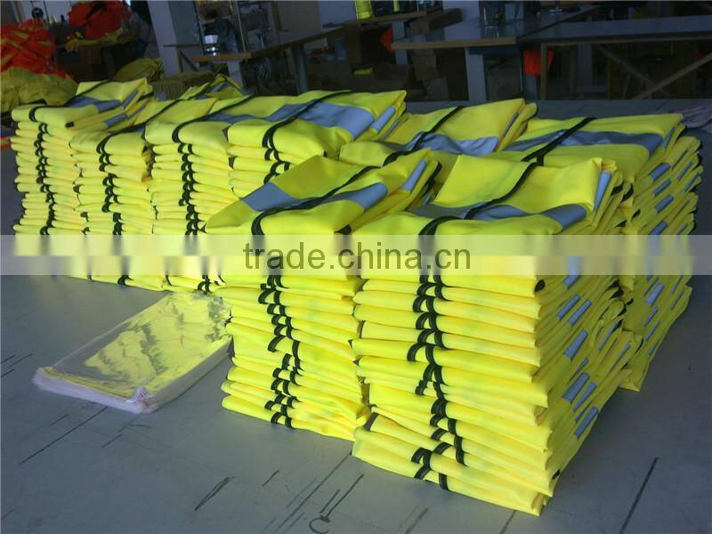 long sleeve 100%polyester fabric with reflective strips