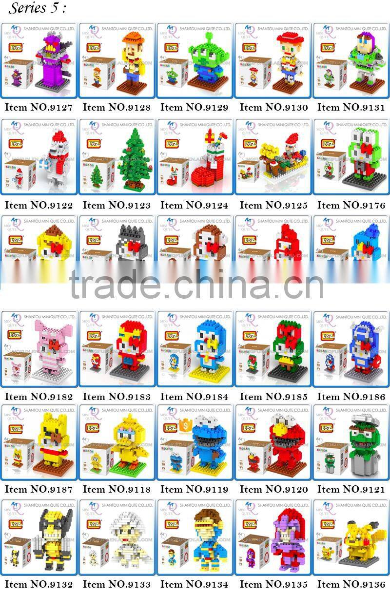 Mini Qute Over 500 styles loz diamond block gift for boy