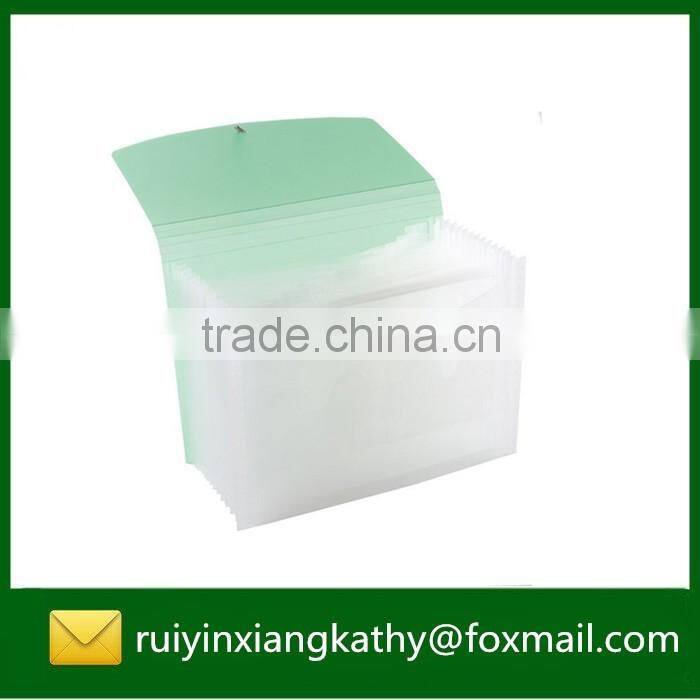 PP flip top quality delicate expanding file folder