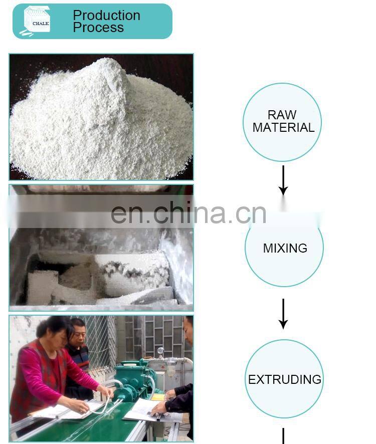 calcium carbonate chalk maker machine dustless chalk making machine