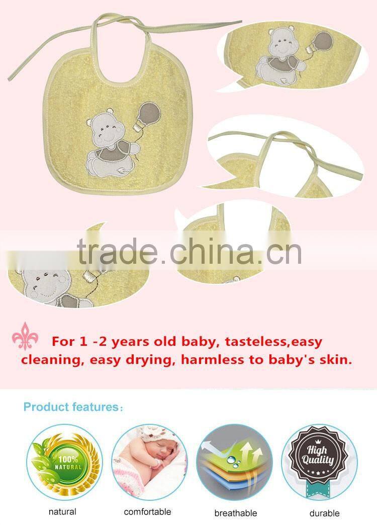 High quality most comfortable best embroidered baby bib manufacturer