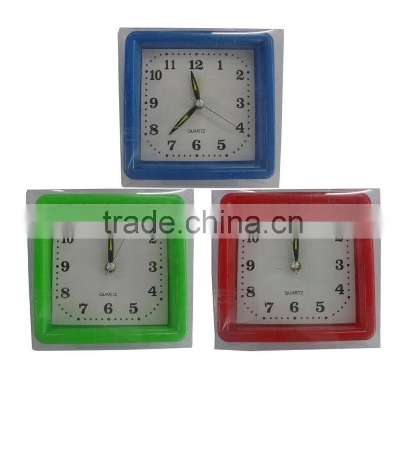More convenient square shape travel analog alarm clock