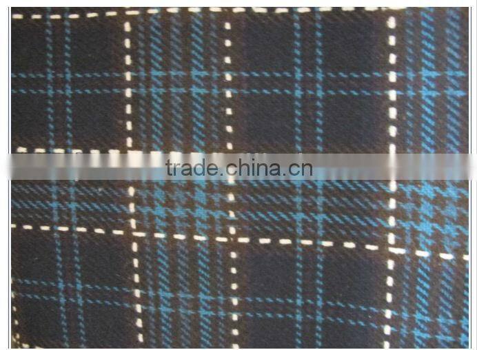 Flannel Plaid Wool Fabric