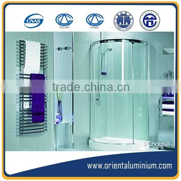 Anodized Silver /the competive price aluminium profile for bath room