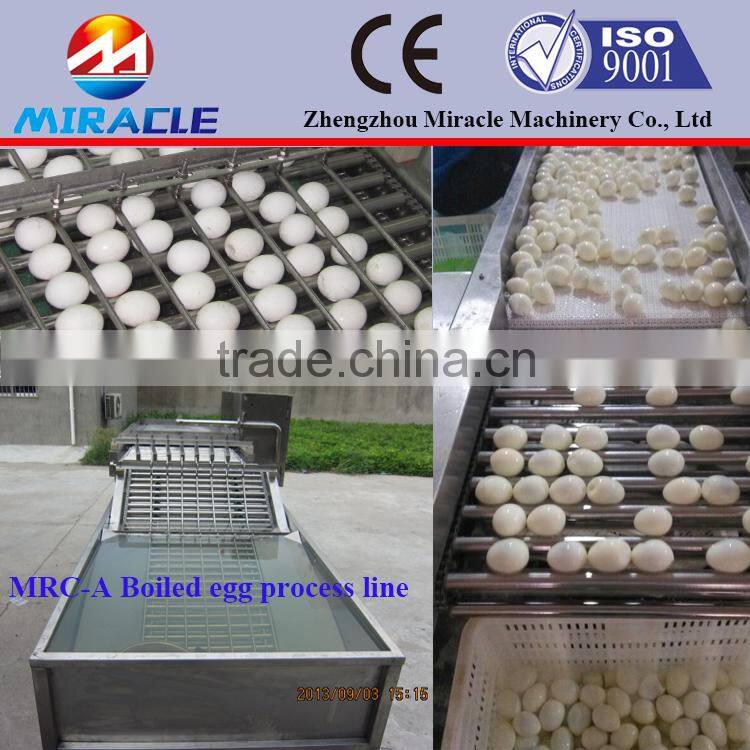 304SUS No Scratch Chicken Egg Peeling Machinery in Egg Processing Machinery