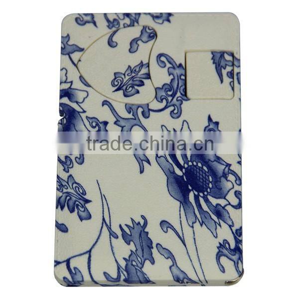Ultra-Slim Portable Mobile Credit Card Power Banks with LED Flashlight