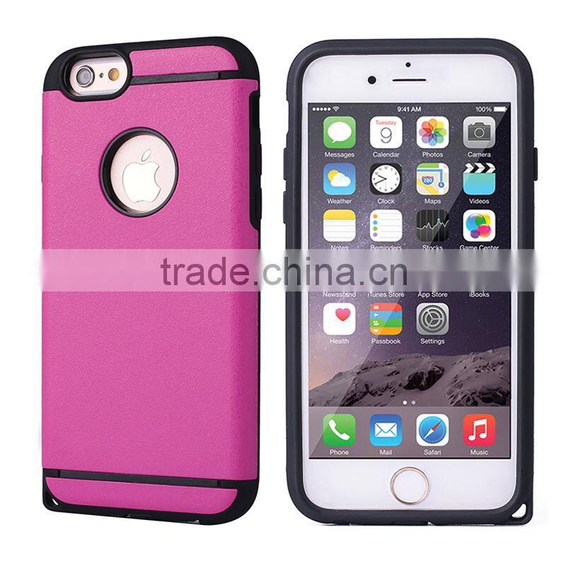 2015 China Factory Newest Tough Slim Armor Case Shockproof for Iphone 6 case Cover back case