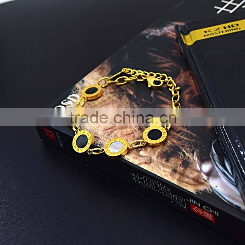 2016 Trending Products Gold Plated Jewelry Charm Bracelet