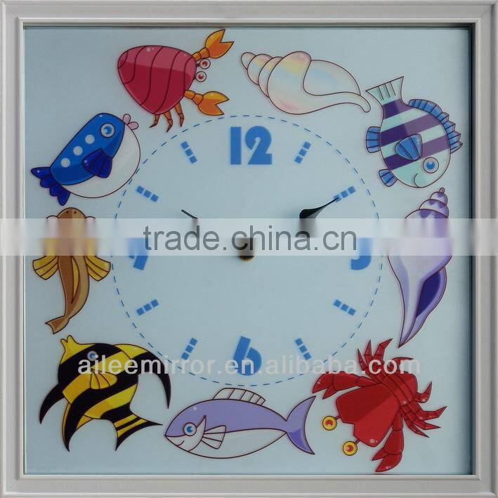 Lighted wall clock digital electronic clocks 400*400mm