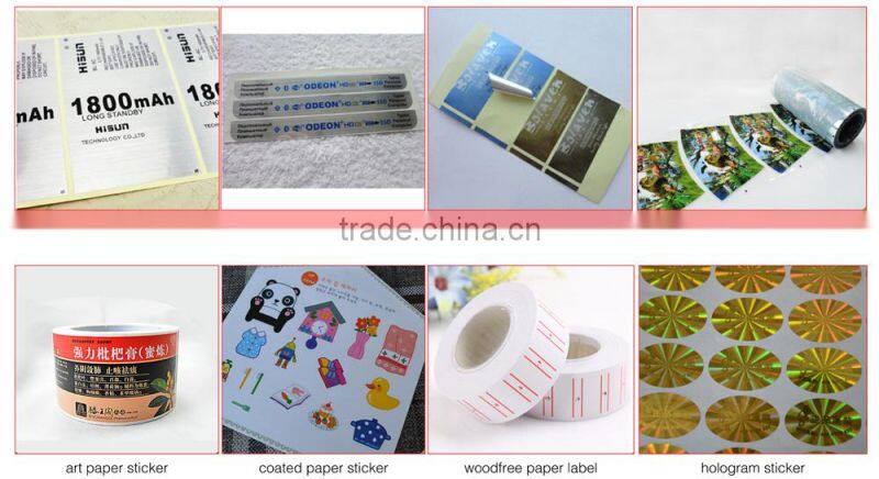 Lovely design custom cartoon sticker for kids