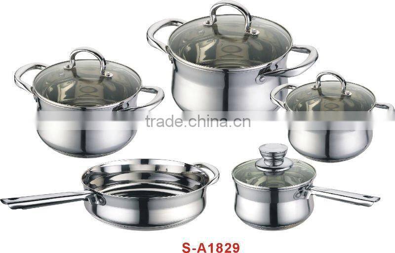 nonstick cookware set 9 pcs (S-A1829-T9)