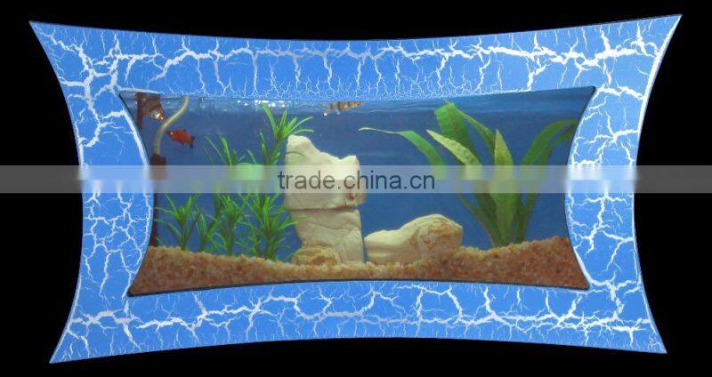 NEW ALUMINUM FRAME WALL HANGING AQUARIUM,WALL-MOUNTED AQUARIUM,WALL AQUARIUM FISH TANK